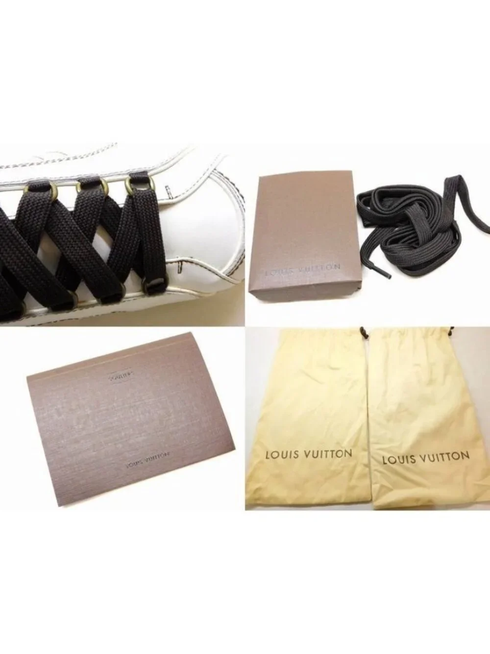 Louis Vuitton Sneakers White Leather Low-Cut 6